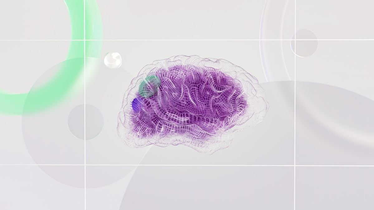 Abstract illustration of a human brain representing neuroengineering